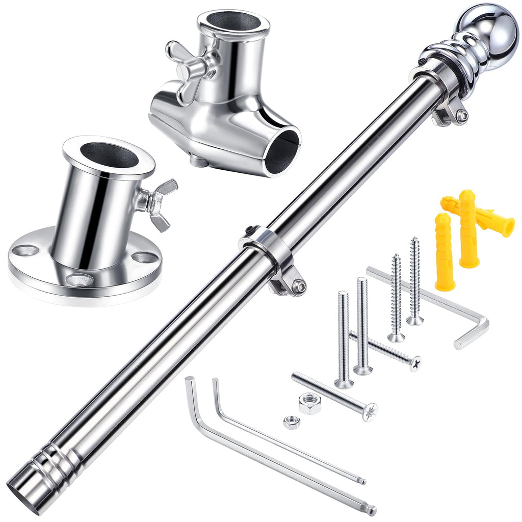 The Rail Mount Flag Pole Set