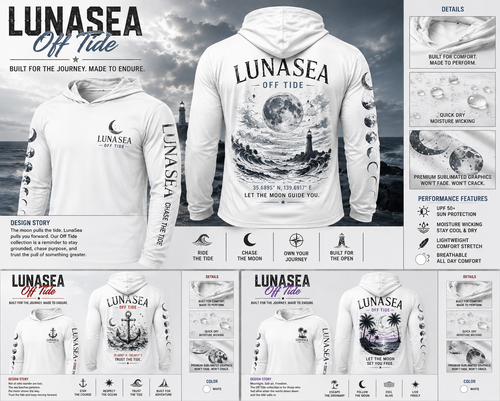 LunaSea Off Tide Performance Hoodie - White