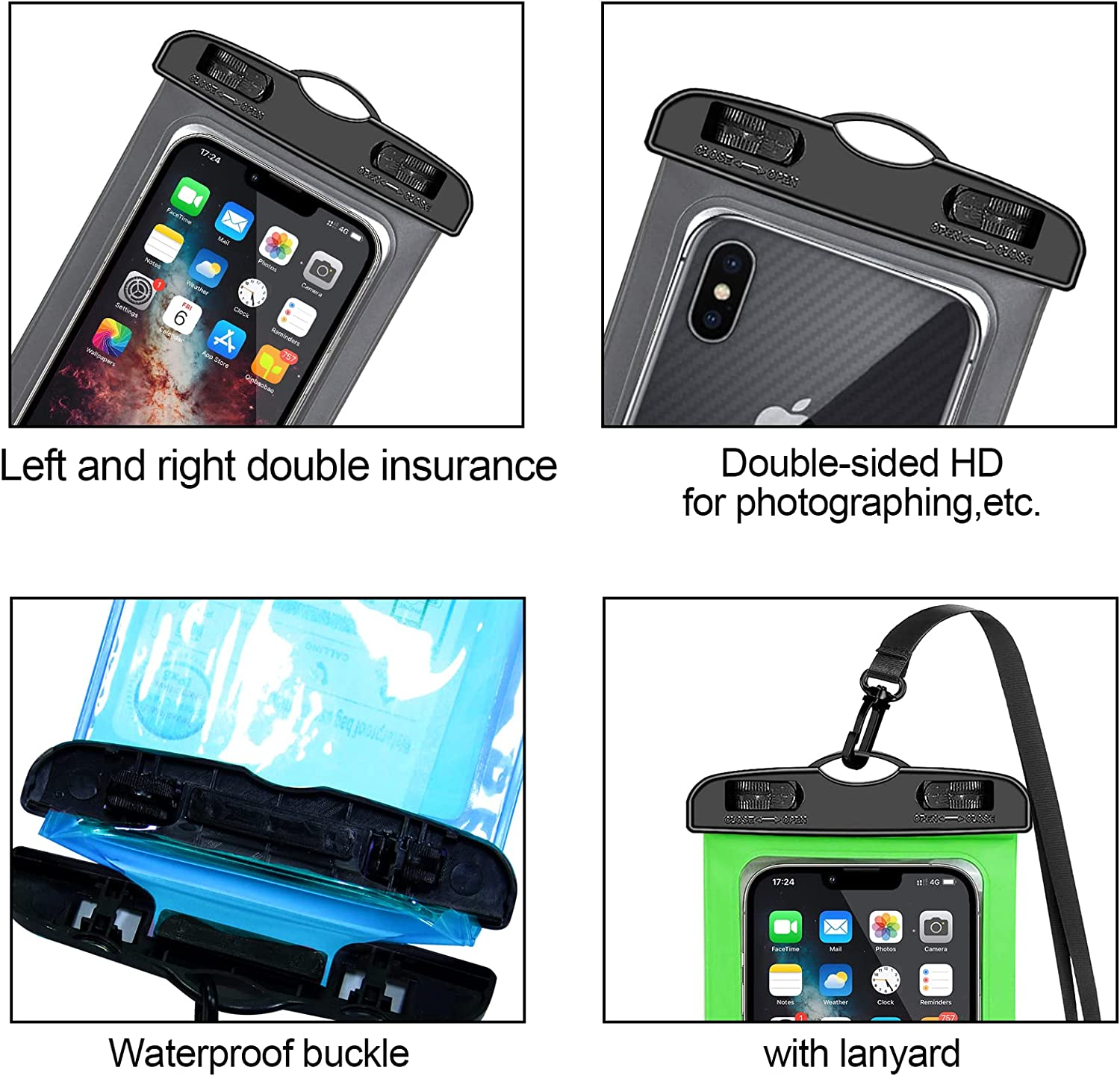 Waterproof Float Pouch 3-Pack